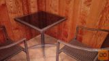 Stol, temnorjavi ratan, 30.-€ Tel:031-822-944