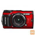 Digitalni kompaktni fotoaparat OLYMPUS TG-5 rdeče barve