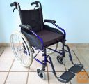 Invalidski voziček, z dodatnima zavorama + blazina