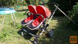 Dobro ohranjen vozicek za dvojcke First Wheels