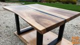 Kavna/Klubska Miza Black River - Epoxy