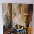 Prodam sliko olje na platno tihožitje,neokvirjena,.59,5-74cm