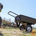 Tovorna prikolica za ATV, Shark GARDEN 150, kiper prikolica
