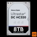 HGST/WD 8TB SATA 3 6GB/s 256MB 7200 ULTRASTAR DC HC320 7K8