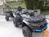 Tovorna prikolica za ATV, Shark WOOD 550, kiper prikolica