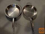 Prodam ponev 2x, NOVE, niso za indukcijo, inox, 20€ za kos