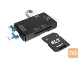 3v1 microSD čitalec pomnilniških kartic USB 3.0c