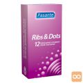 KONDOMI Pasante Ribs & Dots 12/1