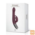 VIBRATOR RABBIT Titanz 8,5 Rubine Red