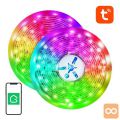 Pametni WiFi RGB LED svetlobni trak Google assistant