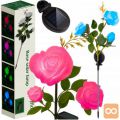 Solarna dekorativna LED RGB vrtna svetilka vrtnica 80cm