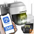 2MPx WIFI brez. vrtljiva nadzorna kamera FULL HD LED bela