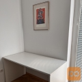 Bela Akron pisalna miza 140x70x75