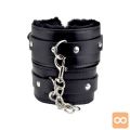 OKOVI ZA ZAPESTJE Bound To Please Plush Black