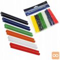 12x vroče lepilne palice – barvne 11mm