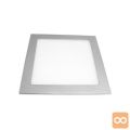 18W vgradni LED panel 4000K pravokotni srebrni