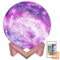 Akumulat. LED RGB 3D luna z daljinskim upravljalnikom 19cm